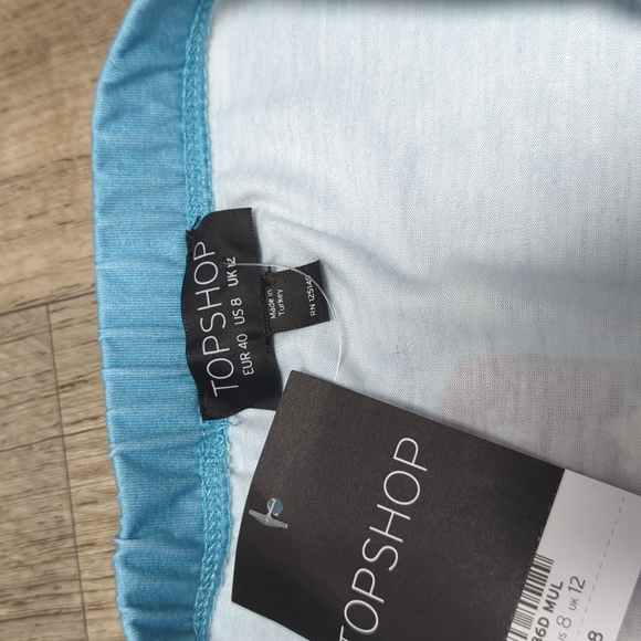 NWT Retro Print Pencil Skirt by Topshop - Picture 6 of 8